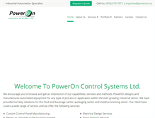 Tablet Screenshot of poweron.ca