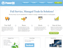 Tablet Screenshot of corp.poweron.com